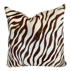 Animal Print Zebra Pillow