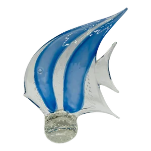 Vintage Arte Murano Icet Art Glass Fish Sculpture