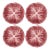 Radicchio Hand-Painted Ceramic Soup Bowls, Set of 4 — The Mane Lion, Made in Italy For Sale