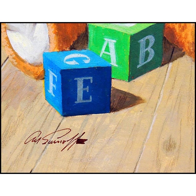 Realism Mid 20th Century Playtime, Arthur Sarnoff For Sale - Image 3 of 4