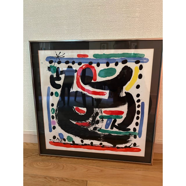 Mid 20th Century Joan Miro Lithograph, Atelier Mourlot, Framed For Sale In New York - Image 6 of 8