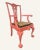 Painted Chippendale style arm chair with needlepoint upholstery. This reproduction chair is in very good condition...