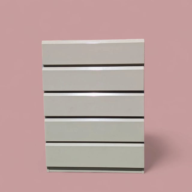 Lane Furniture Postmodern Laminate & Glass Top Highboy Dresser by Lane, 1980s For Sale - Image 4 of 10