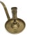 Rustic European Vintage Brass Candle Holder For Sale - Image 3 of 10
