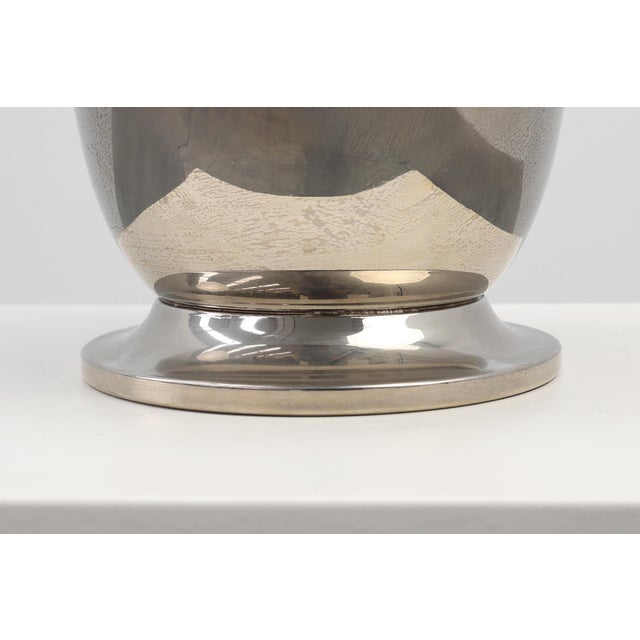 Silver Art Deco Equestrian Champagne Bucket with Stirrup Handles, France, 1930s For Sale - Image 8 of 11