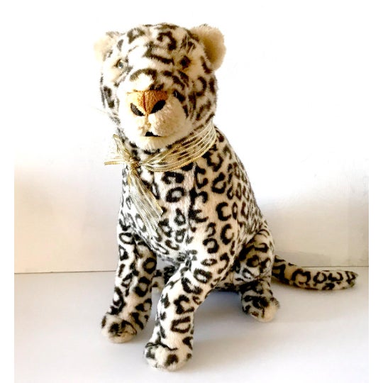 Vintage Large Leopard Stuffed Animal | Chairish