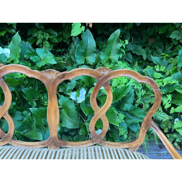 Shell 1800’s French Settee Loveseat Sofa Antique For Sale - Image 7 of 7
