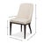 Modern Dark-Stained Oak Upholstered Dining Chair For Sale - Image 12 of 12