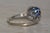 The San Bruno: Ladies 14K Checkerboard Cushion Cut Topaz and Diamond Halo Ring For Sale In Philadelphia - Image 6 of 10
