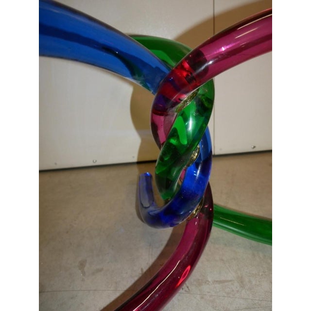 Low Coffee Table in Murano Glass, 1970s For Sale - Image 7 of 14