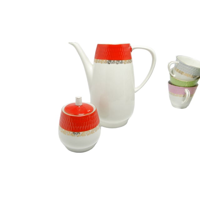 Postmodern Sugar Bowl and Pot, Poland, 1970s For Sale - Image 9 of 11