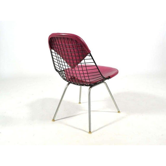Metal Eames LKH-2 Lounge with Girard Upholstery by Herman Miller For Sale - Image 7 of 10