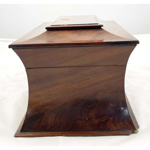 Brown Early 19th Century Mahogany Tea Caddy For Sale - Image 8 of 10