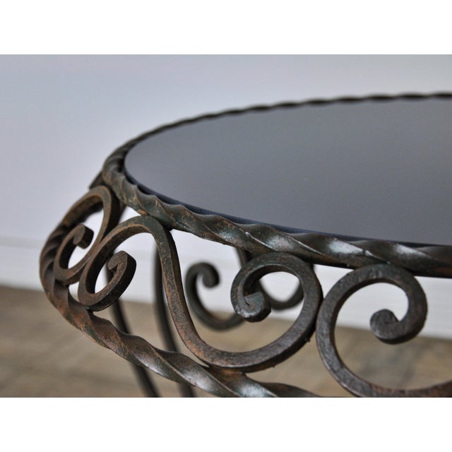 1950s 1950s French Metal Coffee Table For Sale - Image 5 of 5
