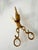 Vintage Ornate Brass Candle Wick Trimmer & Snuffer Scissors For Sale - Image 9 of 17