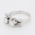 Late Art Deco Toi Et Moi Ribbon Diamonds Ring - 1945, Size 5.75 For Sale - Image 6 of 7
