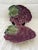 Italian Pottery #9873 Textured Grape Plates-A Pair For Sale In Palm Springs - Image 6 of 6