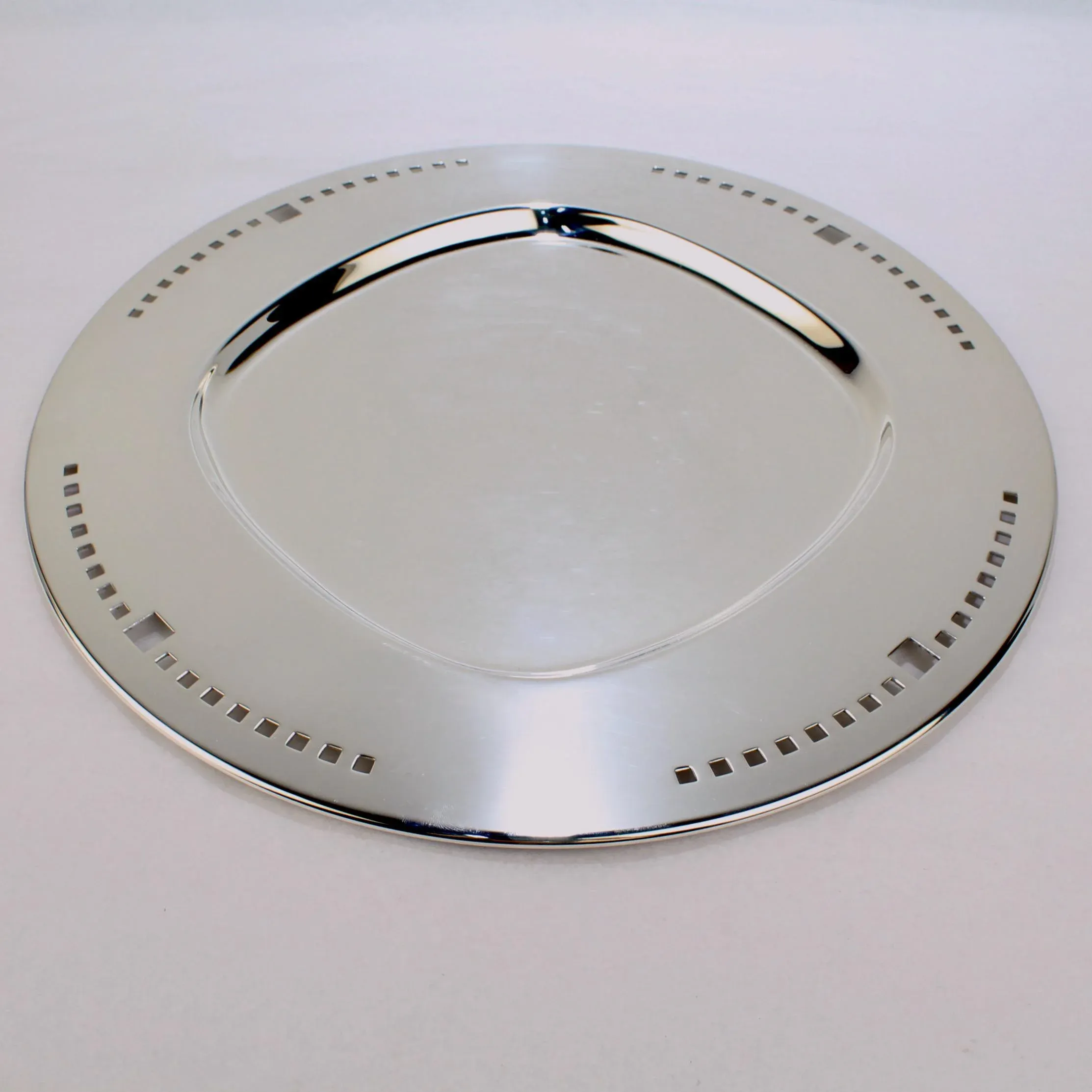Richard Meier for Swid Powell Silverplate Skyscraper Plate or Tray