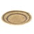 Handwoven Makenge flat wedding basket handmade by the Mbundu women within Zambia. These baskets are traditionally made...