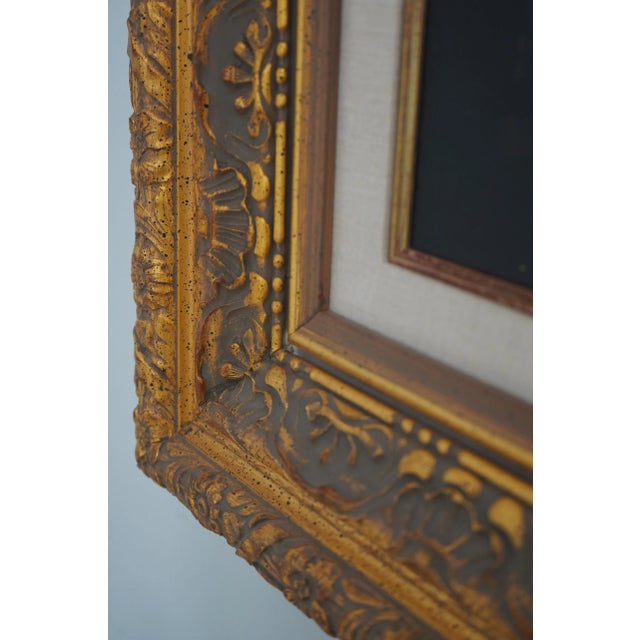 Ethan Allen Framed Decorative Art on Canvas For Sale In Philadelphia - Image 6 of 10