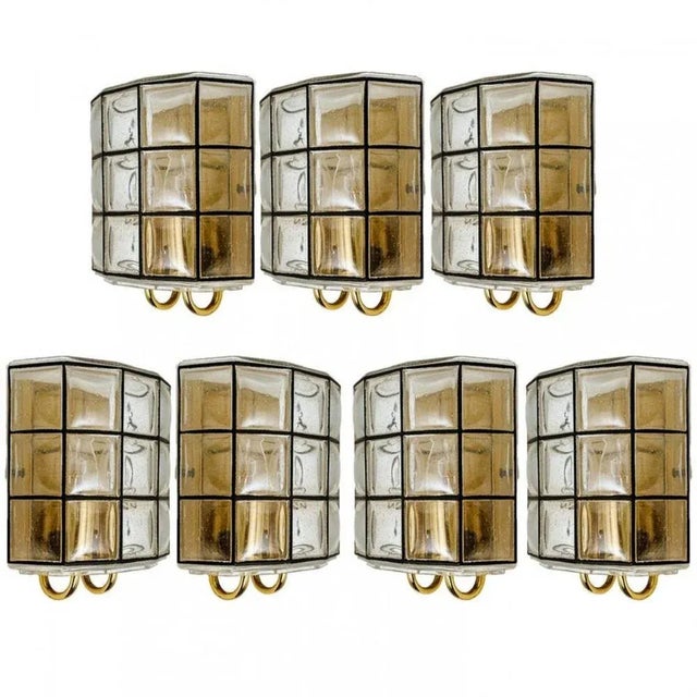 Sconce in Iron and Bubble Glass from Limburg, 1960 For Sale - Image 3 of 13