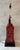 Chinoiserie Vintage Hand Painted Red Chinoiserie Table Lamp For Sale - Image 3 of 9
