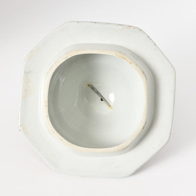 Antique English Ironstone Vase with Cover from Masons, 1840s For Sale - Image 11 of 15