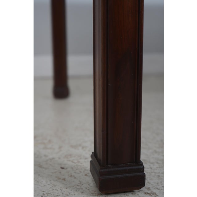 Council Craftsman Inlaid Mahogany Chippendale Desk For Sale - Image 11 of 17