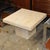 Travertine Side Table from Stone International, 1970s For Sale - Image 3 of 9