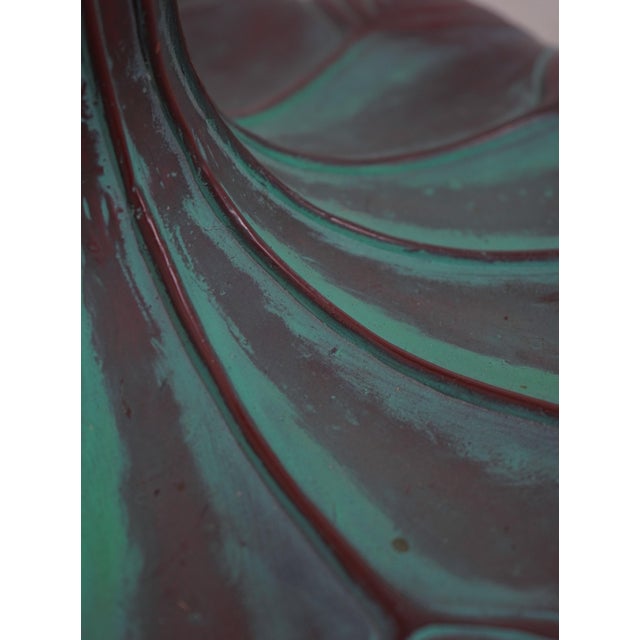 Metal Louis Comfort Tiffany Style Oriental Poppy Floor Lamp For Sale - Image 7 of 15