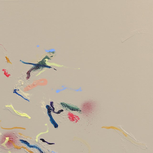 2020s Kaleidoscope - Original Contemporary Minimal Abstract Mixed Media Painting For Sale - Image 5 of 9