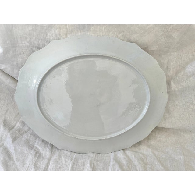 Beautiful Rustic European, Italian Majolica Glazed, Hand Painted Turkey Platter. So Colorful and a great centerpiece for...