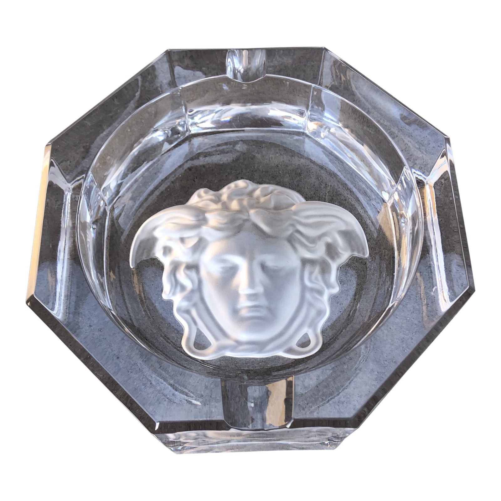 Versace Crystal Ashtray Chairish