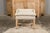 1920s English Upholstered Stool with Slightly Raised Back For Sale In Atlanta - Image 6 of 12