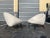 Mid-Century Modern 1950s Mid-Century Modern Faux Sheepskin Lounge Chairs - A Pair For Sale - Image 3 of 13