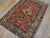 Antique Red Square Tabriz Floral Vase Muslim Prayer Rug For Sale - Image 4 of 12