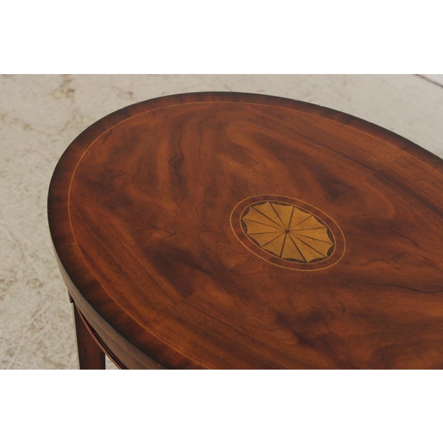 Maitland Smith Flame Mahogany Nesting Stack Tables For Sale - Image 11 of 16