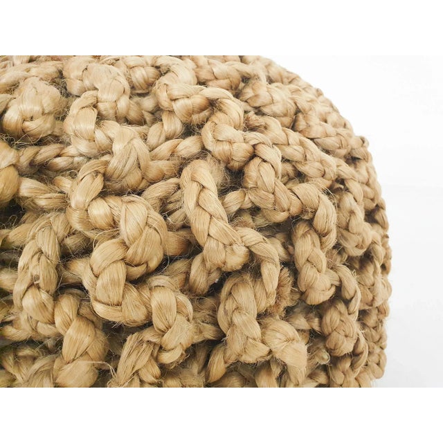 Vintage Ottoman in Rope, 1970s For Sale - Image 6 of 7
