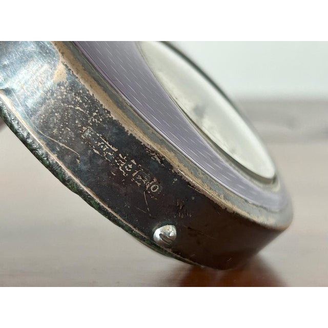 Silver & Enamel Table Clock from Williamson LTD, 1913 For Sale - Image 15 of 17