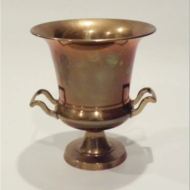 Vintage Mid-Century Brass Loving Cup Ice Bucket For Sale In New York - Image 6 of 7