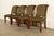 Neoclassical Henredon French Empire Carved Mahogany Dining Chairs, Set of Four For Sale - Image 3 of 14