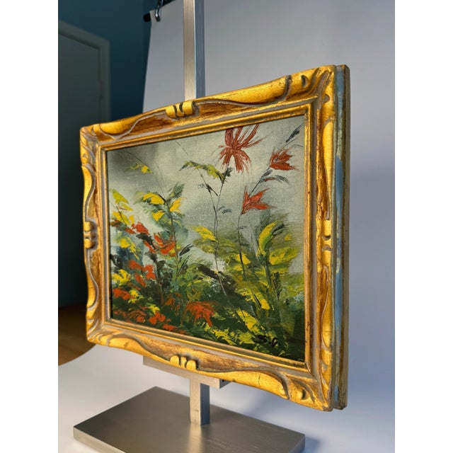 Baroque Traditional Floral Still Life Baroque Framed Original Oil Painting For Sale - Image 3 of 12
