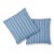 Schumacher Schumacher Tarnby Stripe Pillow in Sky For Sale - Image 4 of 6