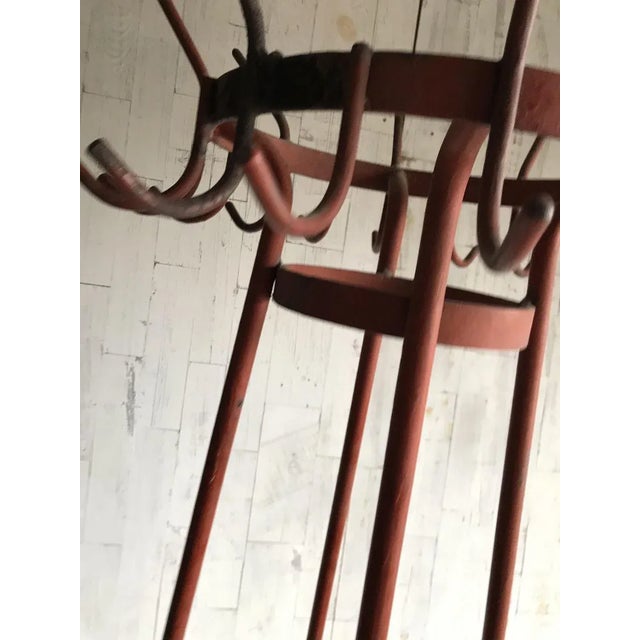 Vintage Industrial Coat Rack For Sale - Image 4 of 7