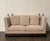 These classic tuxedo sofas with exaggerated proportions have a hand carved intricate wood base finished in a rich espresso...