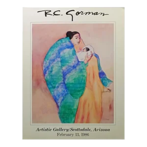 RC Gorman La Donna Pencil Hand Signed Art Print