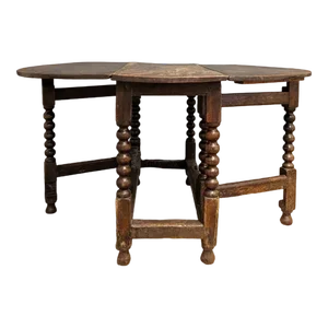 19th Century Gateleg Table with Reel Feet