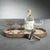 2020s Banyan Mango Wood with Rattan Inlay Oval Tray, Large For Sale - Image 5 of 7