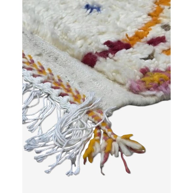 Textile Moroccan Azilal Wool Rug - 13.1 X 9.5 Ft For Sale - Image 7 of 8