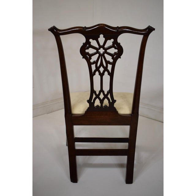 Early 19th Century Early 1800's English Mahogany Chippendale Chairs-Set of Six (6) For Sale - Image 5 of 7